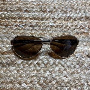 Costa Del Mar Loreto 580 plastic amber polarized lenses, amber and gold fames